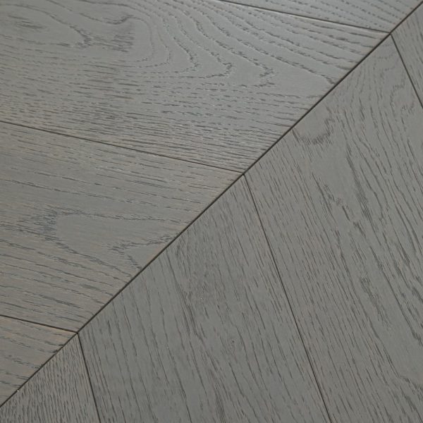 Chevron pattern flooring