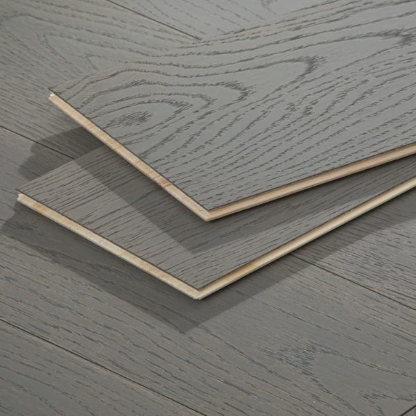 Chevron hardwood floors