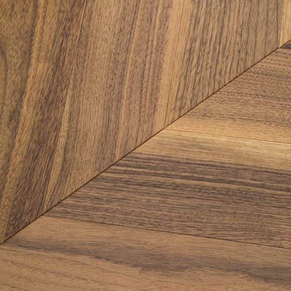 chevron patterned wood floor