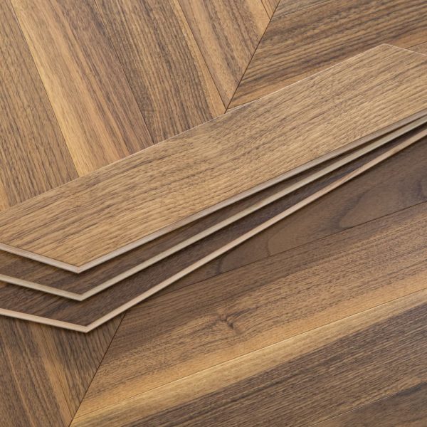 herringbone or chevron wood floor