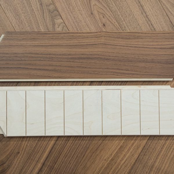 Chevron mosaic wood flooring