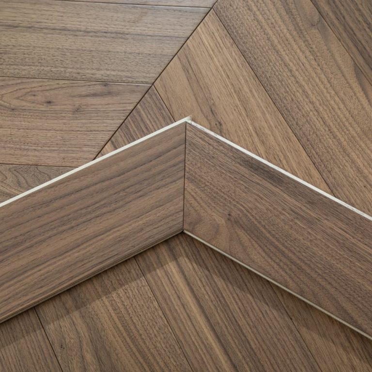 Custom chevron floor ing