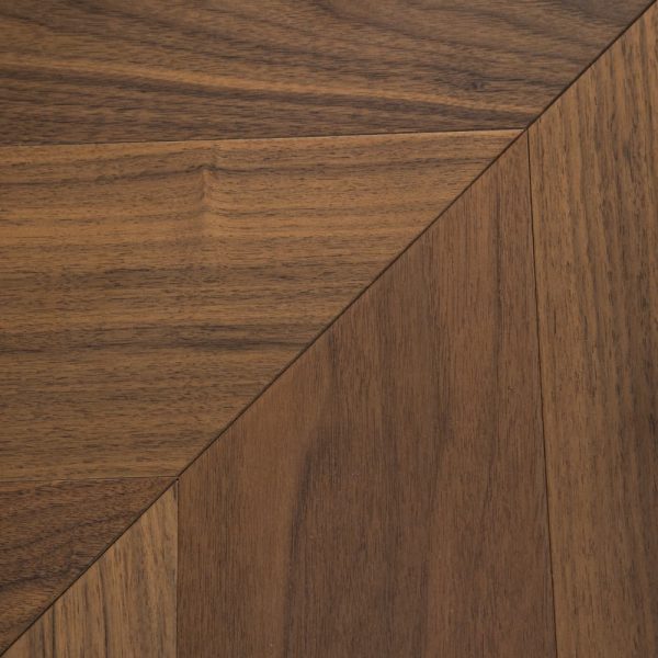 Commercial-grade chevron floors