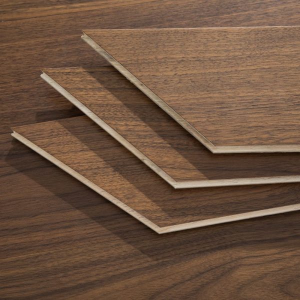 High-gloss chevron flooring