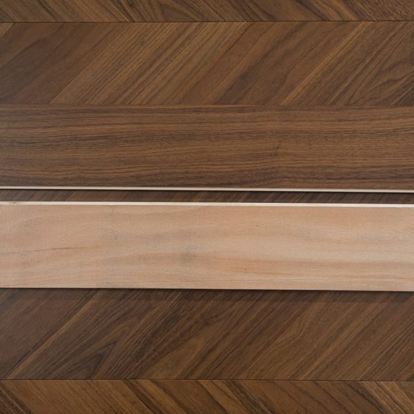 Distressed chevron wood