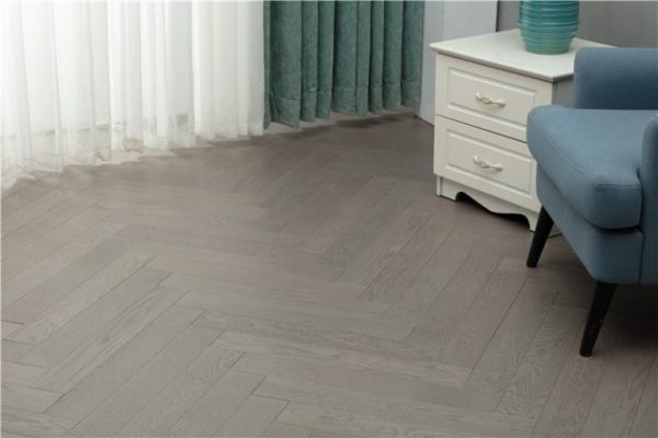 herringbone pattern flooring
