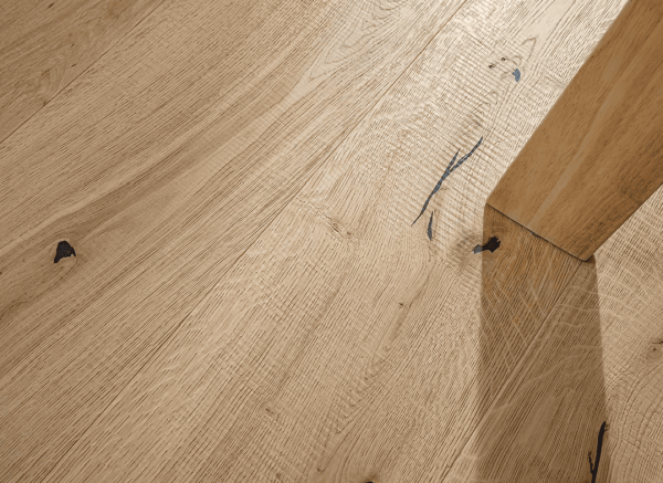 Suelo de ingeniería de roble blanco natural para contratistas
