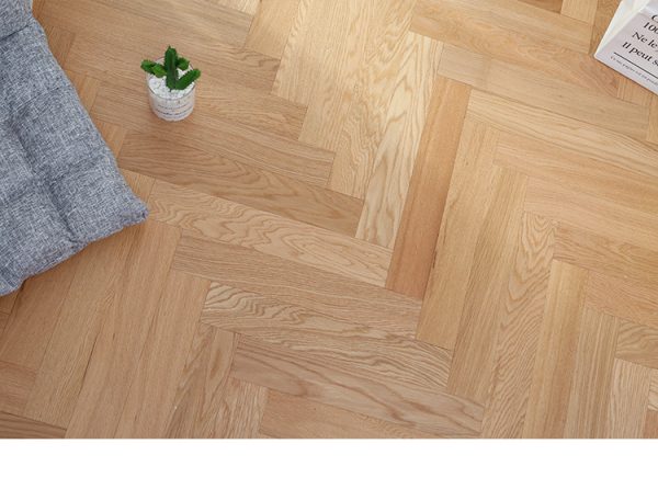 Elegant engineered herringbone flooring| Natural oak | R1106 – Bild 4
