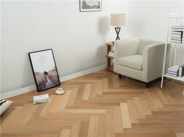 herringbone flooring oak