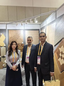 Group photo at the exhibition