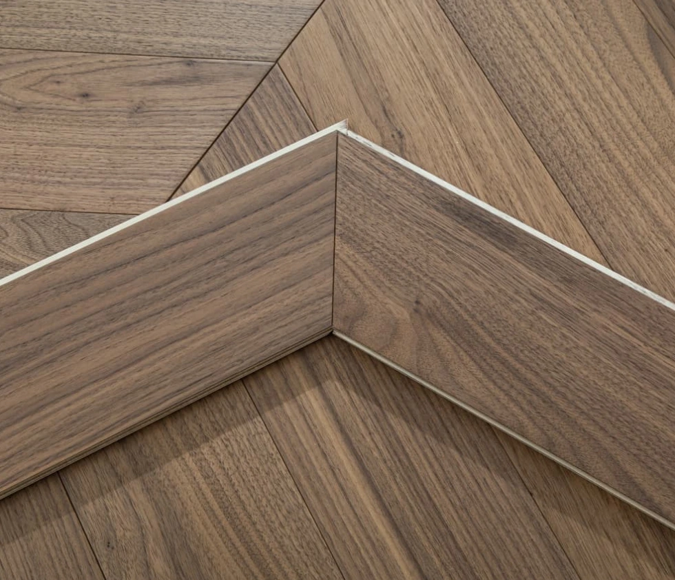 Chevron Wood Flooring for Precise V-Shaped Alignment