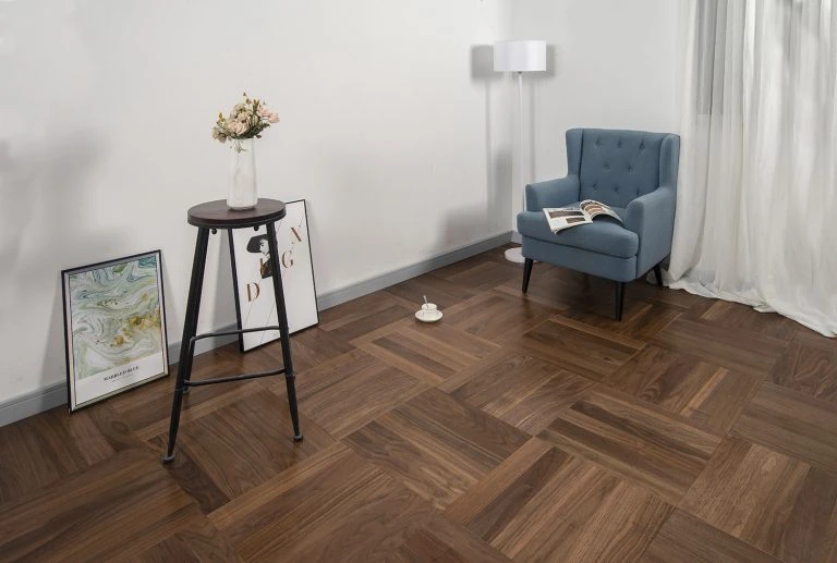 Herringbone Floor With Border Planning Guide for Contractors and Project Designers